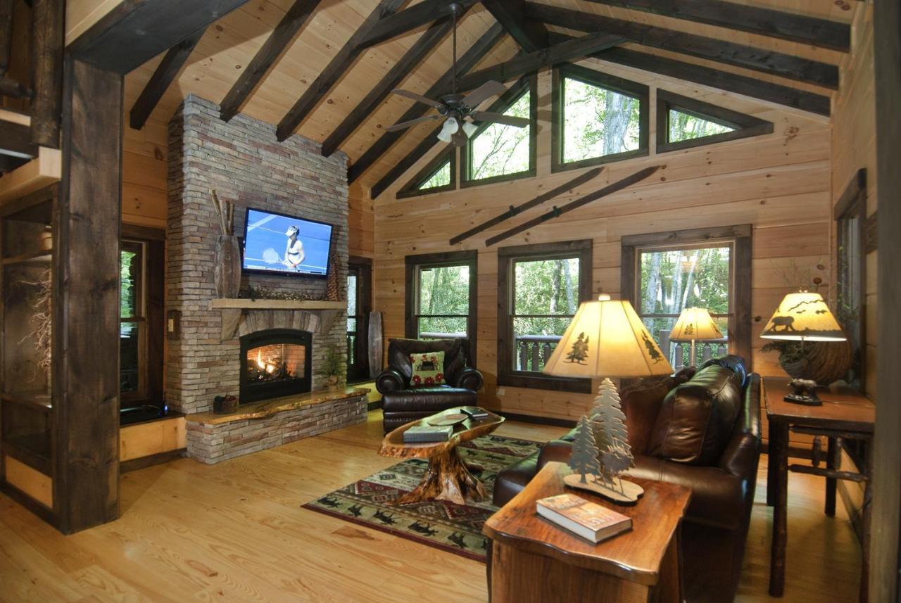 Hôtel Cherokee Mountain Cabins Llc à Topton Extérieur photo